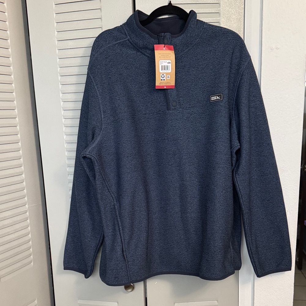 Eddie Bauer Blue XL Fleece Pullover